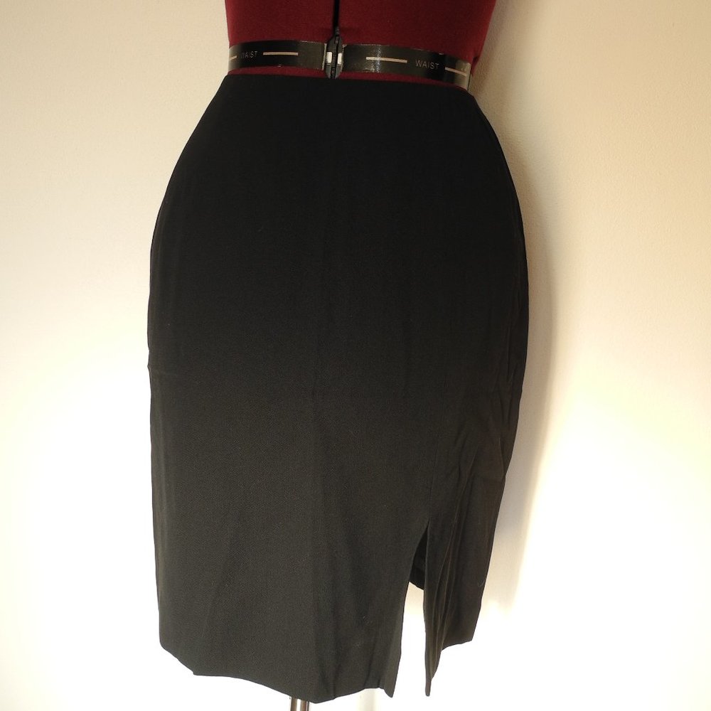 Black 90s Fashion Boutique Pencil Skirt